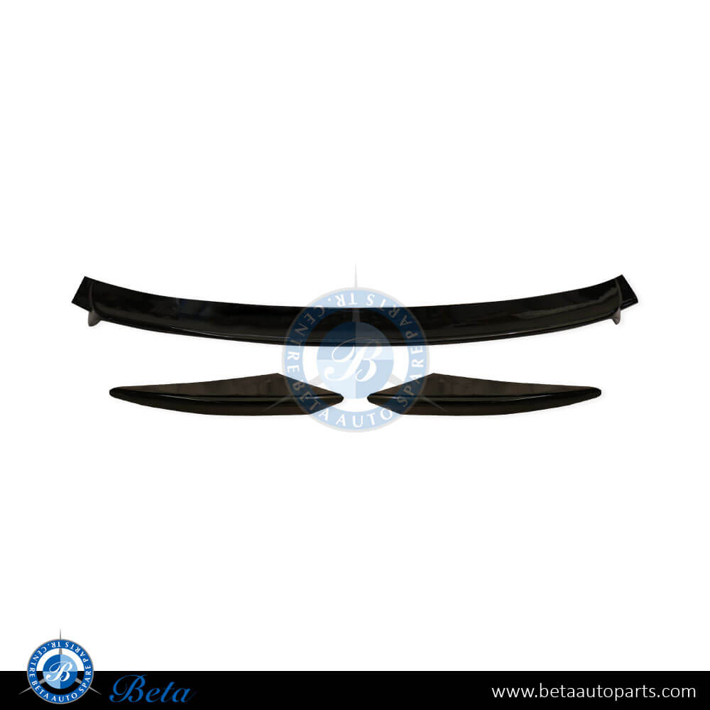 Trunk Spoiler BBS Look Gloss Black color for Mercedes GLE-Class Coupe C167 2019-Up models, Part Number 1677900600 Trunk Spoiler BBS Look Gloss Black color for Mercedes GLE-Class Coupe C167 2019-Up models, Part Number 1677900600